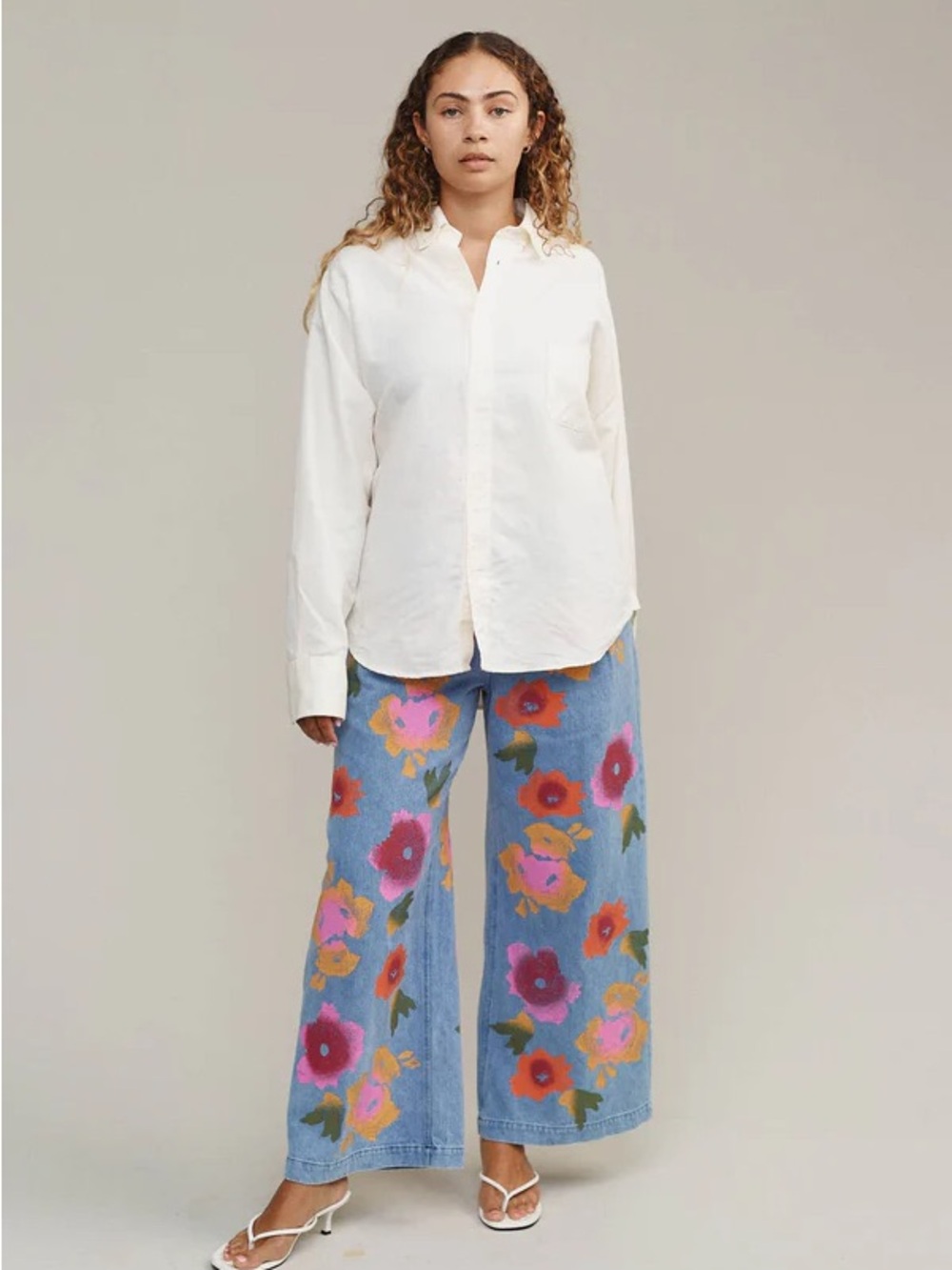 Jungmaven Floral Denim Disco Pants - Picture 10 of 10